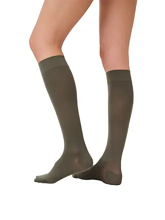 ITEM M6 | Kniestrümpfe CONSCIOUS 50 DEN | olive